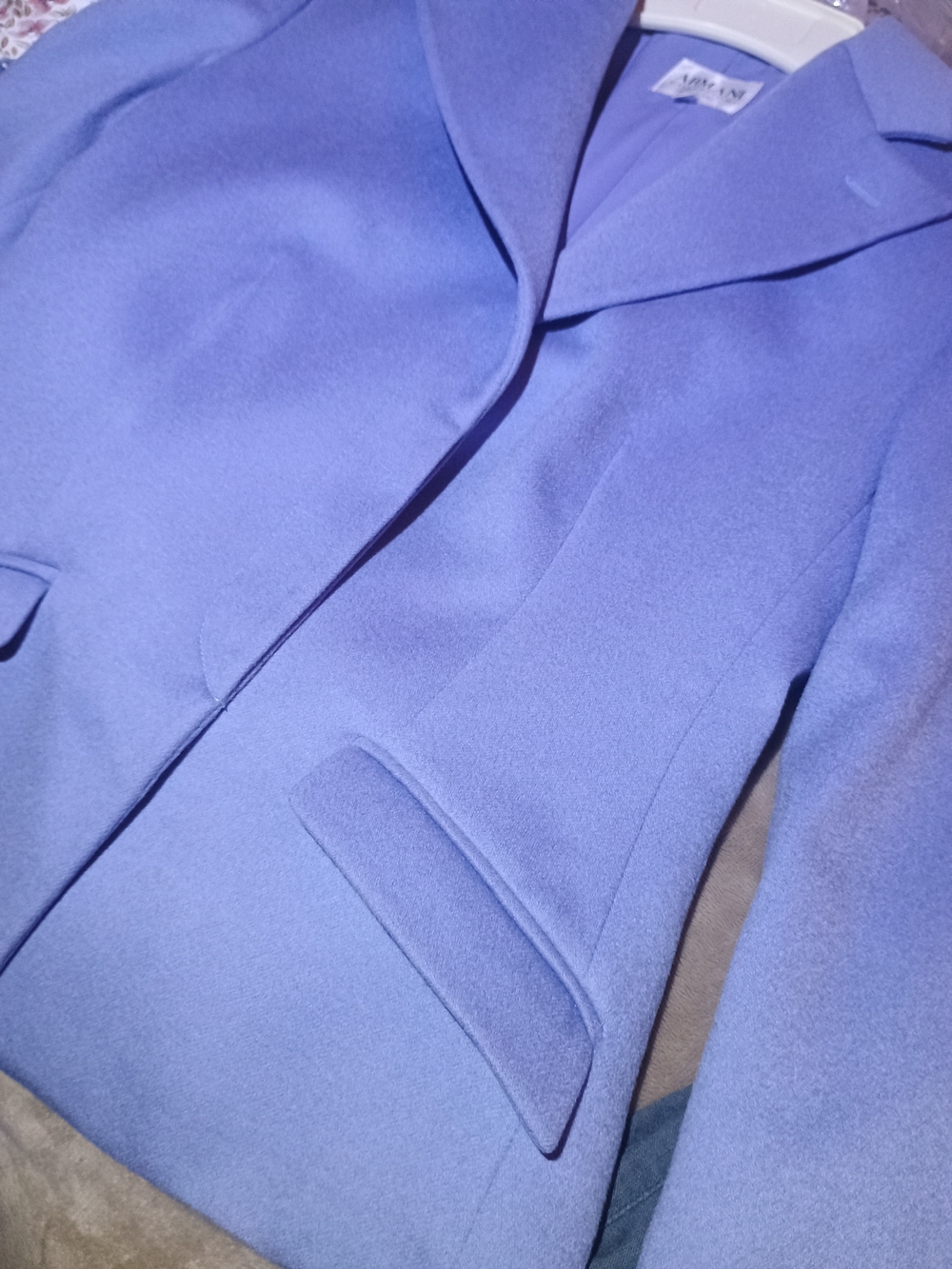 Armani Collezioni Lavender-Blue Women's Blazer